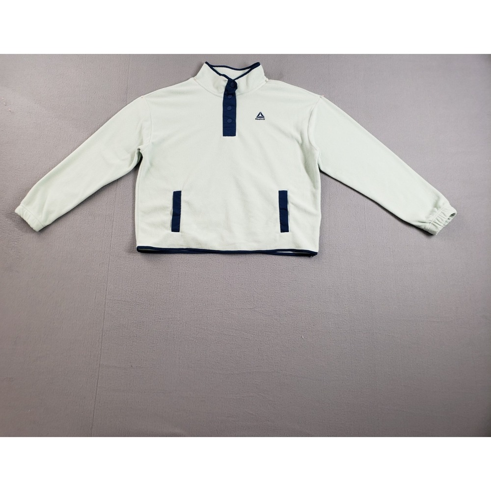 Reebok Women Pullover Sweater M Surf Spray High Neck Comfort Hiking Outerwear